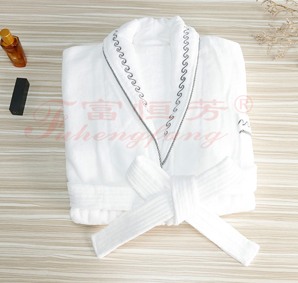 白色割绒青果加牙条灰色S花有胸袋